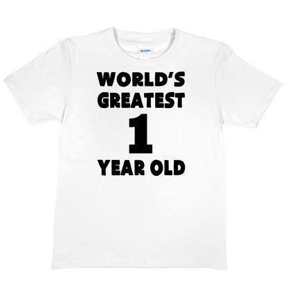 Worlds Greatest 1 Year Old 1st Birthday T-shirt