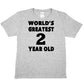 Happy Birthday Tee Age 2 Worlds Greatest 2 Year Old 2nd Birthday T-Shirt