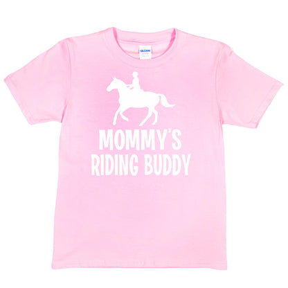Mommy's Horse Riding Buddy T-Shirt