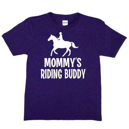 Mommy's Horse Riding Buddy T-Shirt