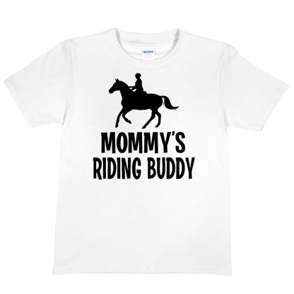 Mommy's Horse Riding Buddy T-Shirt