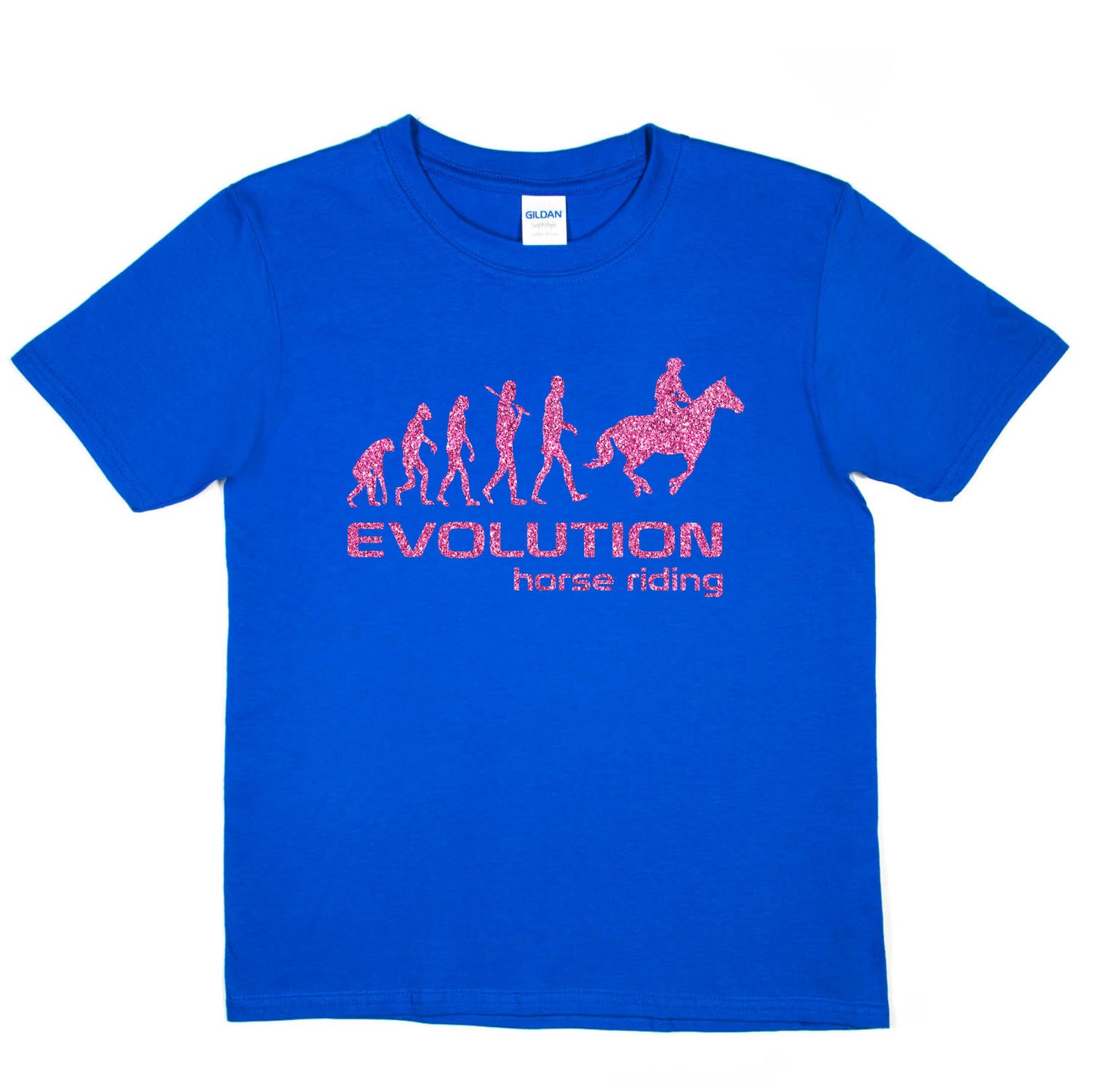 Evolution Of Horse Riding Girls T-Shirt