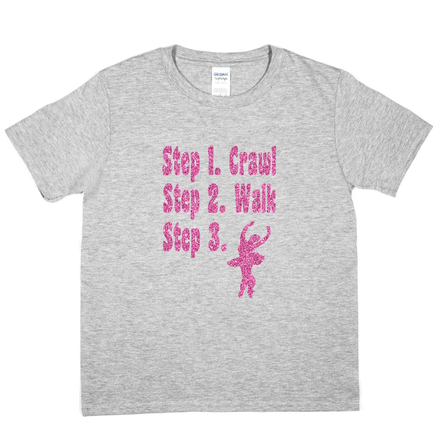 Steps To A Ballerina Dancer Disco Ballet Birthday T-Shirt