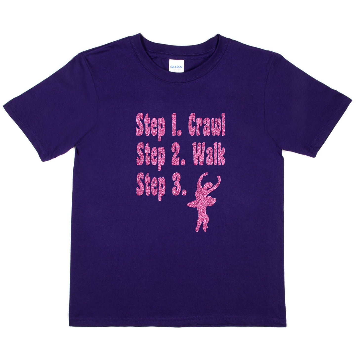 Steps To A Ballerina Dancer Disco Ballet Birthday T-Shirt