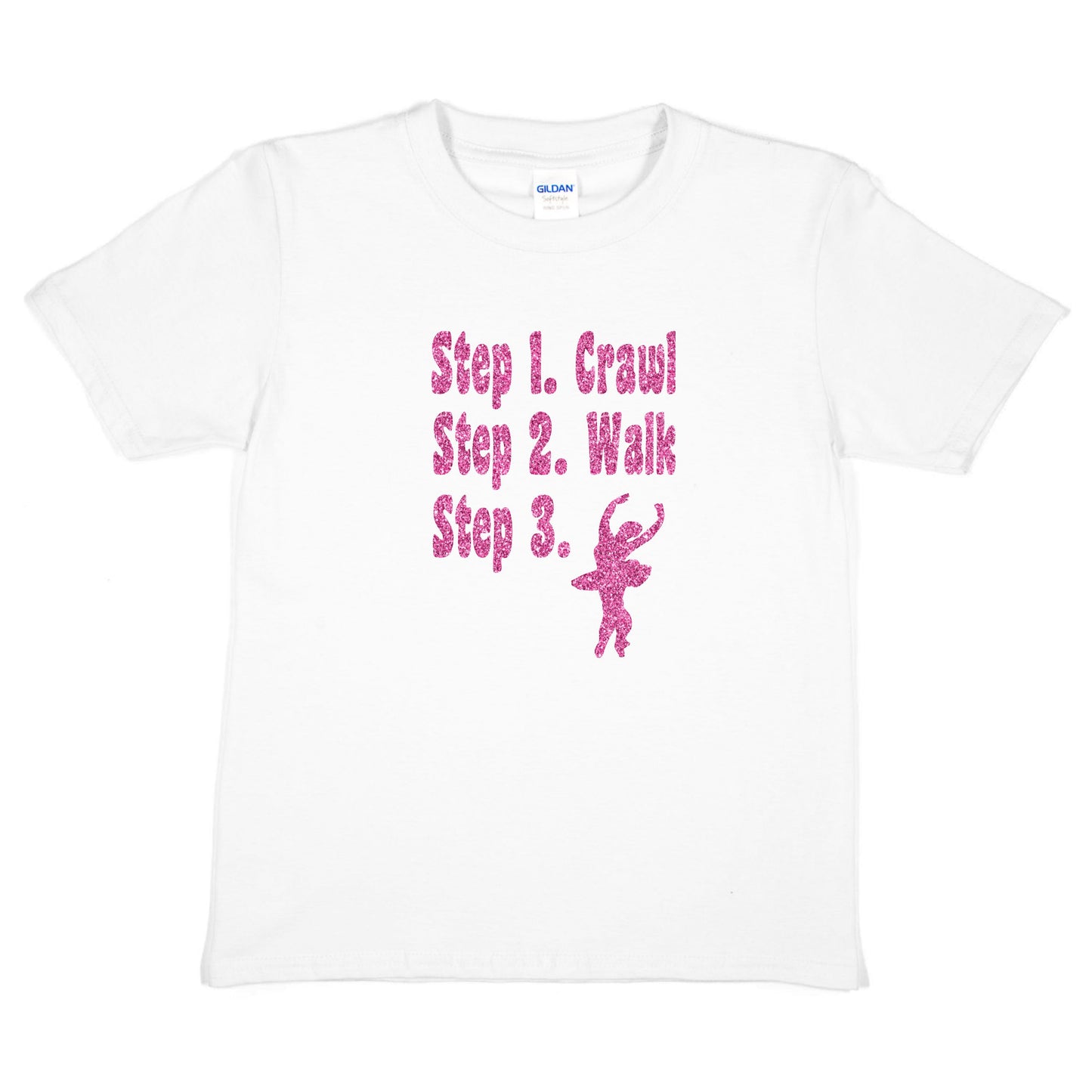 Steps To A Ballerina Dancer Disco Ballet Birthday T-Shirt