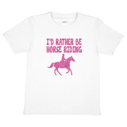 I'd Rather Be Horse Riding Pony Birthday T-Shirt