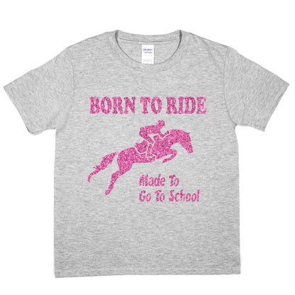 Born To Ride Horses Forced To Go To School Pony Birthday