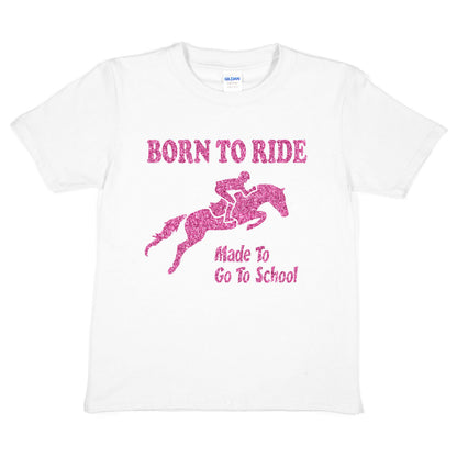 Born To Ride Horses Forced To Go To School Pony Birthday