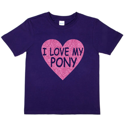 I love My Pony Horse Riding Ponies Girls Birthday T-Shirt