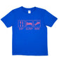 Eat Sleep Ride Horse Riding Pony Riding  Girls T-Shirt