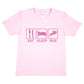 Eat Sleep Ride Horse Riding Pony Riding  Girls T-Shirt