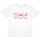 Eat Sleep Ride Horse Riding Pony Riding  Girls T-Shirt