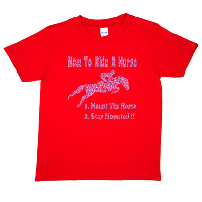 How To Ride A Horse Pony Treking T-Shirt Horse Riding