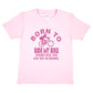 Born To Ride My Bike Forced To Go To School Cycling T-Shirt