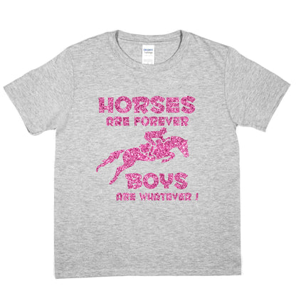 Horses Are Forever Pony Girls Birthday T-Shirt
