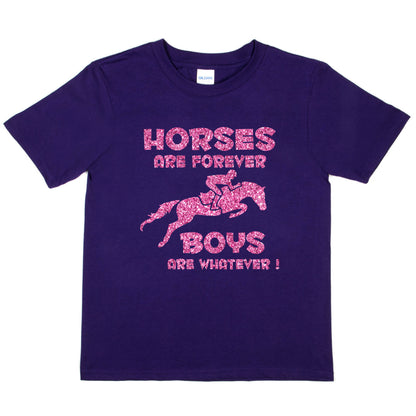 Horses Are Forever Pony Girls Birthday T-Shirt