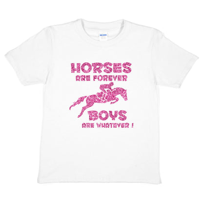Horses Are Forever Pony Girls Birthday T-Shirt