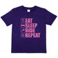 Eat Sleep Ride Repeat Horse Riding Pony T-Shirt