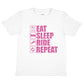 Eat Sleep Ride Repeat Horse Riding Pony T-Shirt