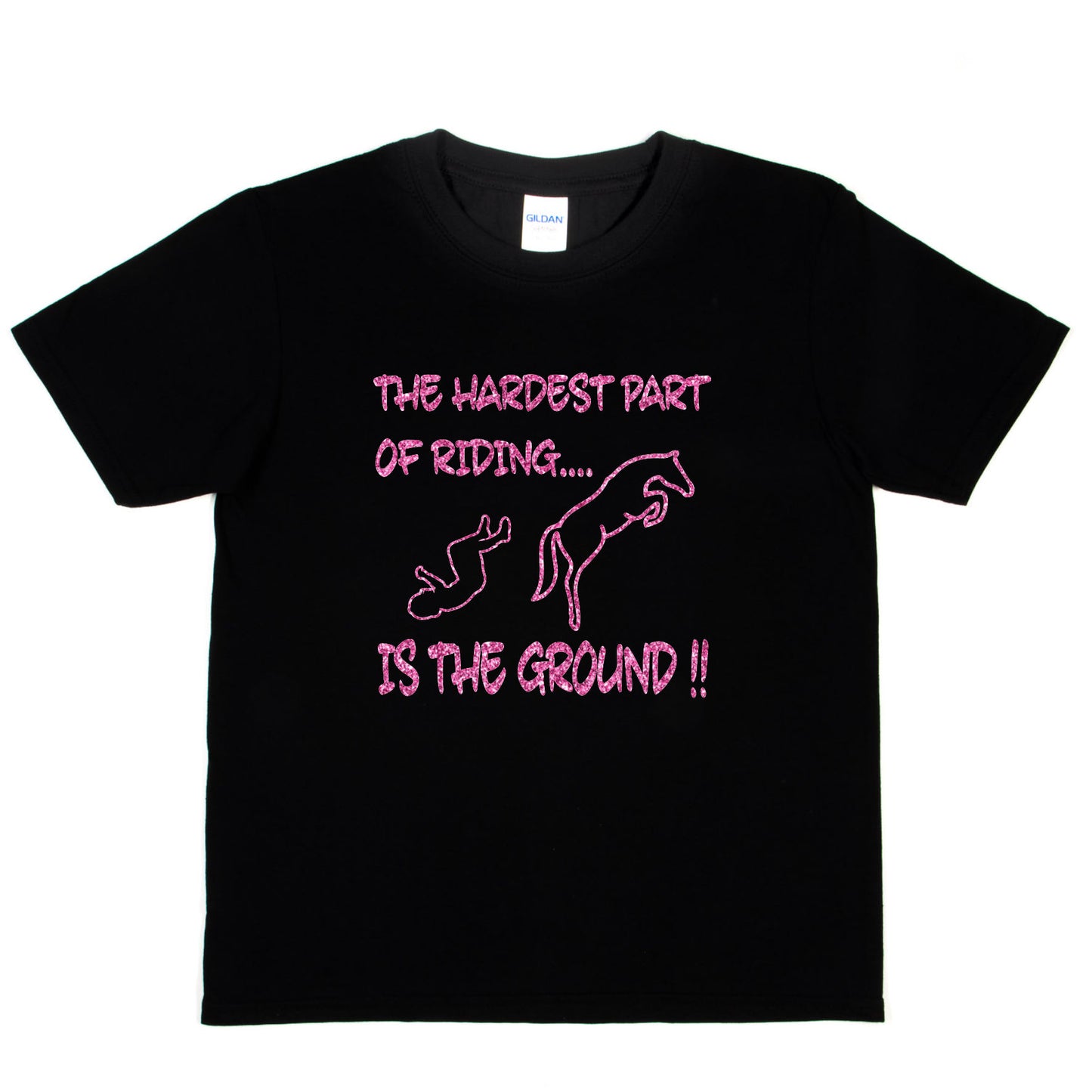 Hardest Part Of Horse Riding Is Ground Pony T-Shirt