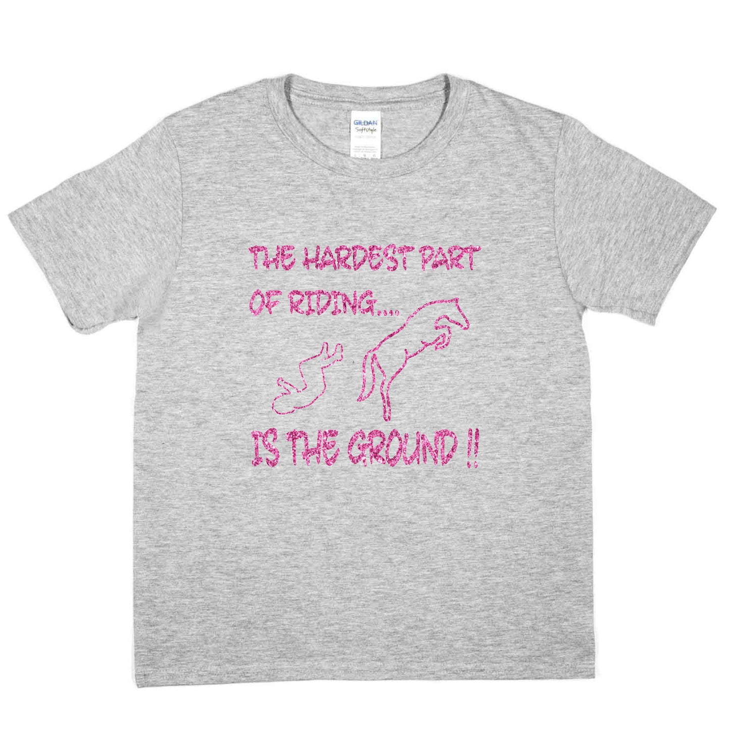 Hardest Part Of Horse Riding Is Ground Pony T-Shirt