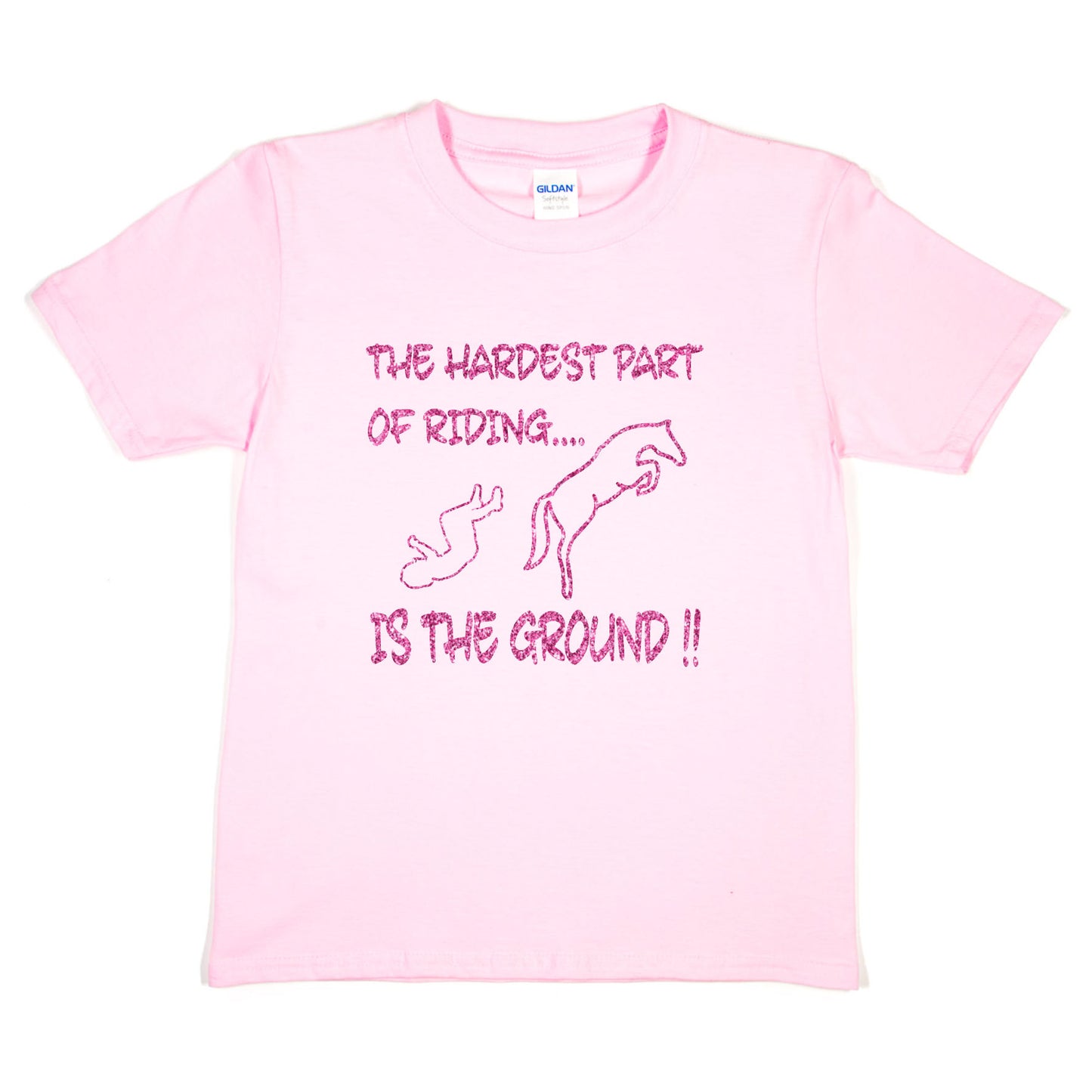 Hardest Part Of Horse Riding Is Ground Pony T-Shirt