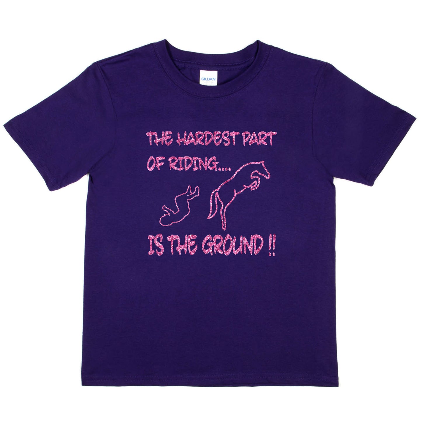 Hardest Part Of Horse Riding Is Ground Pony T-Shirt
