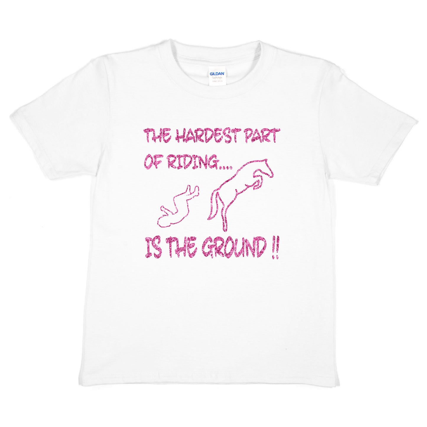 Hardest Part Of Horse Riding Is Ground Pony T-Shirt