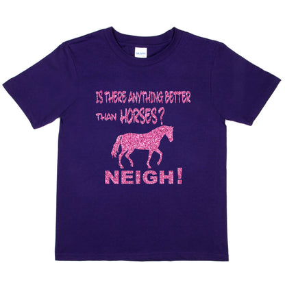 Is There Anything Better Than Horse Riding Girls T-Shirt