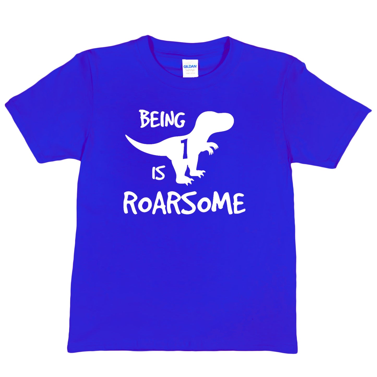 Kids T-shirt Dinosaur Roarsome Age 1 Happy 1st Birthday T-Shirt