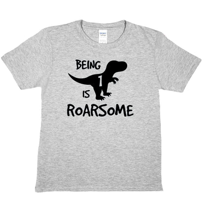 Kids T-shirt Dinosaur Roarsome Age 1 Happy 1st Birthday T-Shirt