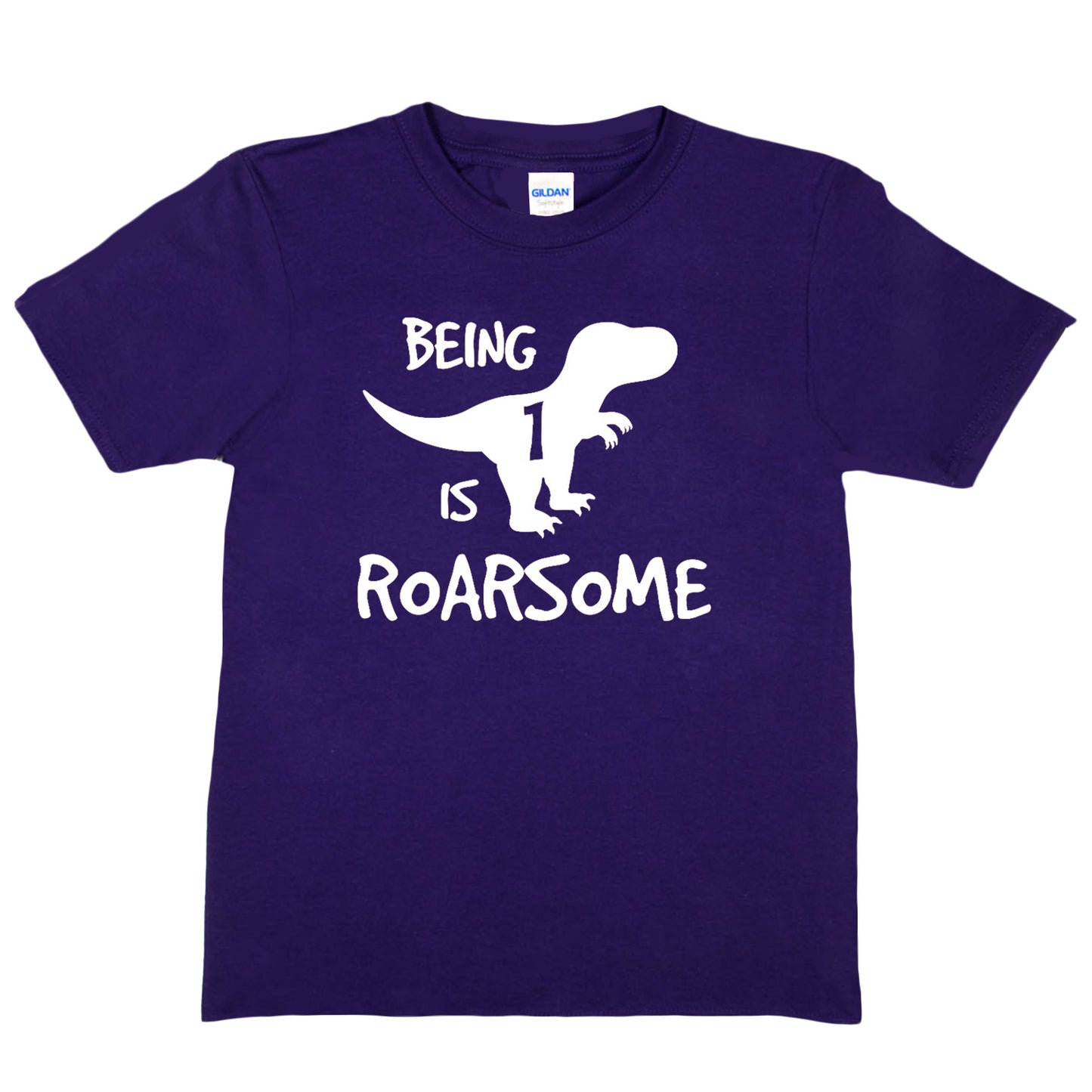 Kids T-shirt Dinosaur Roarsome Age 1 Happy 1st Birthday T-Shirt