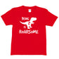 Kids T-shirt Dinosaur Roarsome Age 2 Happy 2nd Birthday T-Shirt
