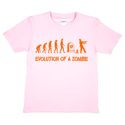 Halloween Costume Tee Evolution Of A Zombie Spooky T-Shirt