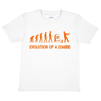 Halloween Costume Tee Evolution Of A Zombie Spooky T-Shirt