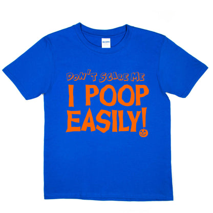 Halloween Costume Tee Don't Scare Me Poop Easily Spooky T-Shirt