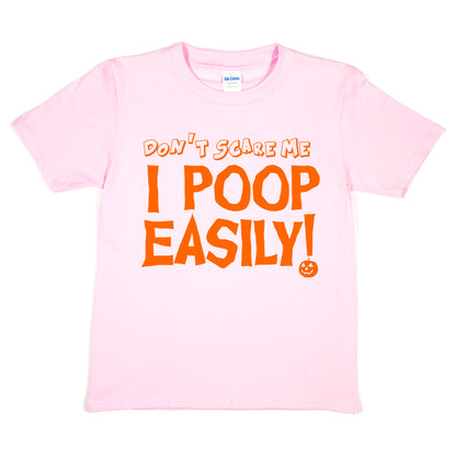 Halloween Costume Tee Don't Scare Me Poop Easily Spooky T-Shirt