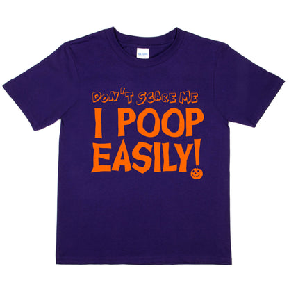 Halloween Costume Tee Don't Scare Me Poop Easily Spooky T-Shirt