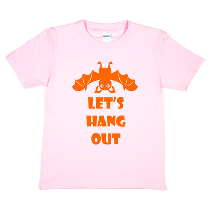 Halloween Tee Lets Hang Out Dracula Bats Costume Spooky T-Shirt
