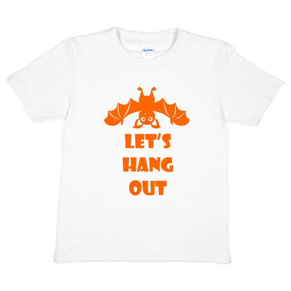 Halloween Tee Lets Hang Out Dracula Bats Costume Spooky T-Shirt