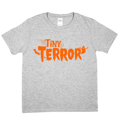 Halloween Tee Tiny Terror Horror Spooky Ghost Costume T-Shirt