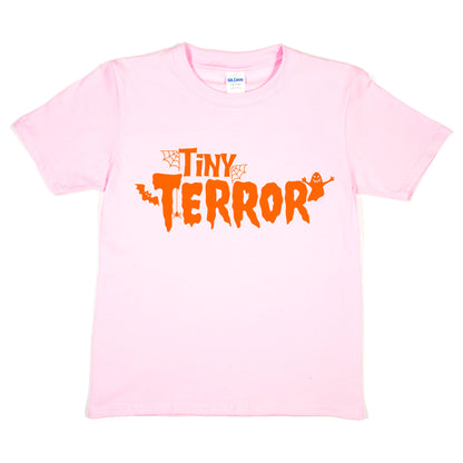 Halloween Tee Tiny Terror Horror Spooky Ghost Costume T-Shirt