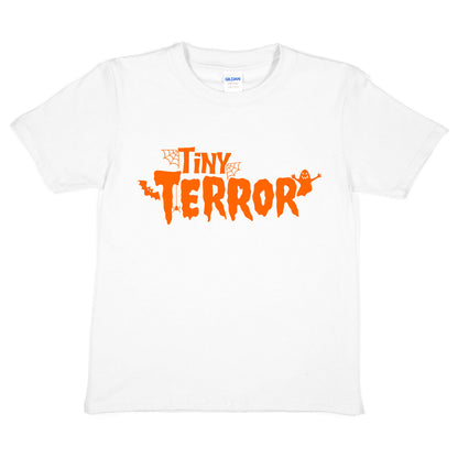 Halloween Tee Tiny Terror Horror Spooky Ghost Costume T-Shirt
