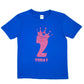 Birthday Kids 2 Today Age 2 In Pink Glitter Happy Kids T-Shirt