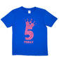 Birthday Kids 5 Today Age 5 In Pink Glitter Happy Kids T-Shirt