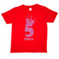 Birthday Kids 5 Today Age 5 In Pink Glitter Happy Kids T-Shirt