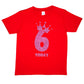 Birthday Kids 6 Today Age 6 In Pink Glitter Happy Kids T-Shirt