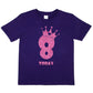 Birthday Kids 8 Today Age 8 In Pink Glitter Happy Kids T-Shirt