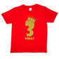 Kids Three Today Birthday T-shirt In Gold Glitter Happy 3rd