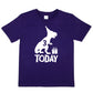 Birthday Kids 3 Today Age 3 Dinosaur Happy T-Shirt